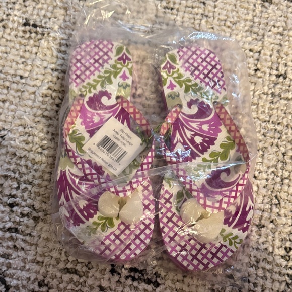 Vera Bradley Purple and Green Sandals - Picture 1 of 2